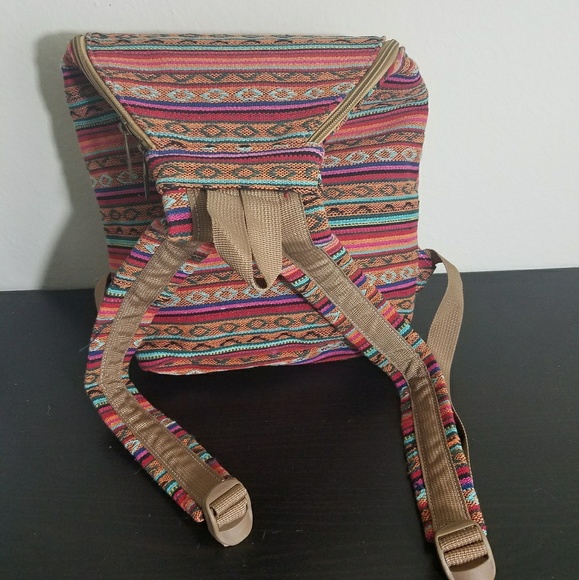 Brand new bohemian handmade mini backpack - Picture 2 of 4